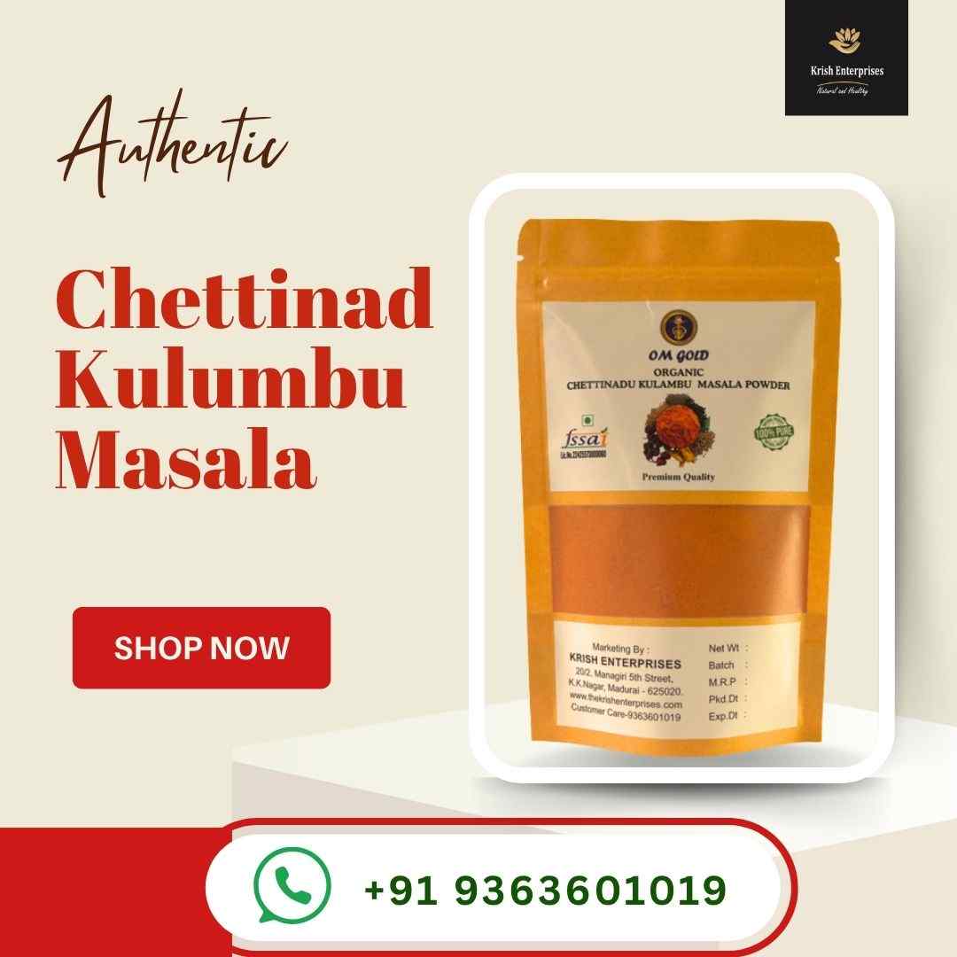 Om gold Chettinad kulambu masala powder 
