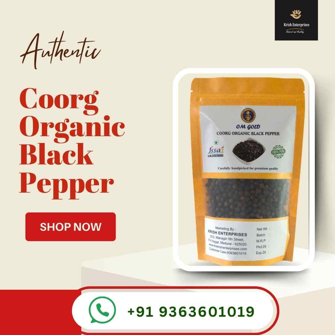 Organic Black Pepper 